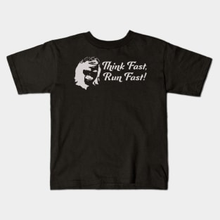 Think Fast Run Fast Kids T-Shirt